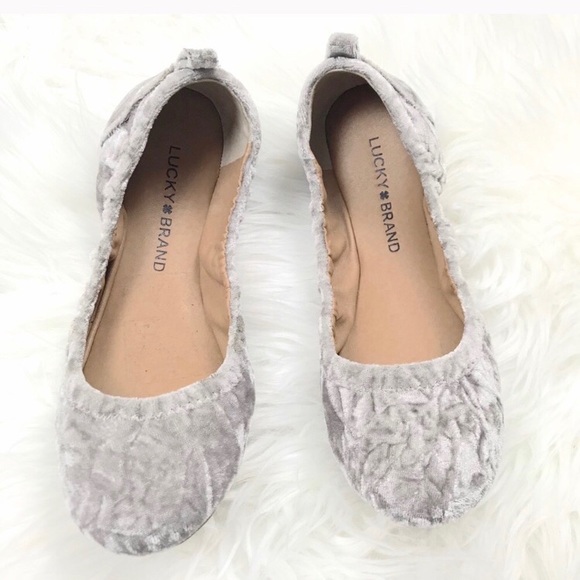 lucky brand silver flats